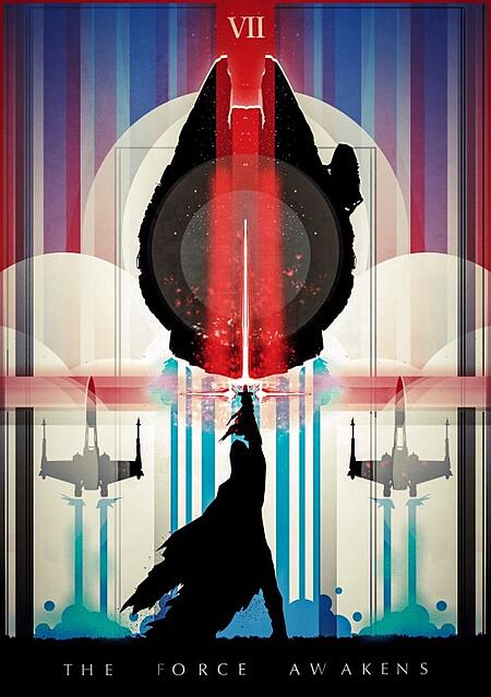 Poster feito por fans de Star Wars VII