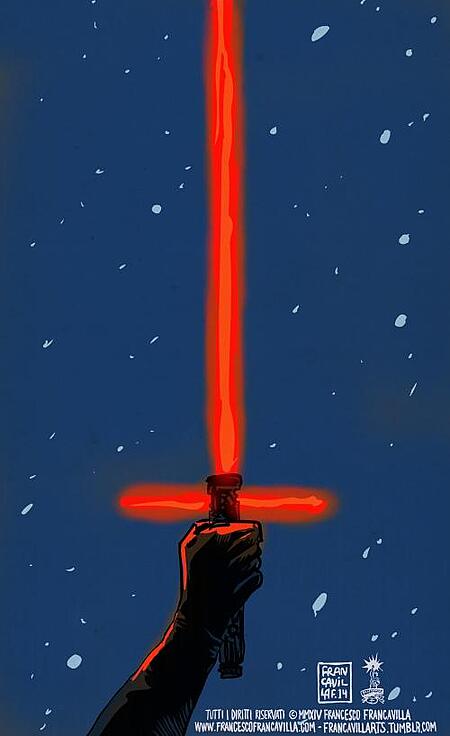 Poster feito por fans de Star Wars VII