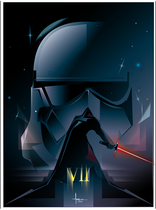 Poster feito por fans de Star Wars VII