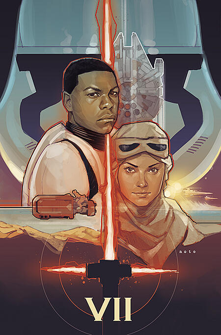Poster feito por fans de Star Wars VII