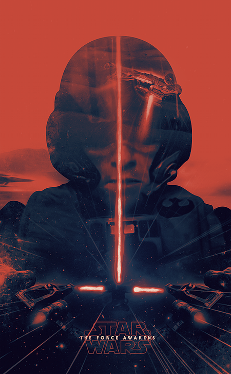 Poster feito por fans de Star Wars VII